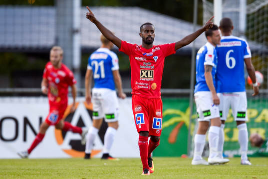 Åtvidabergs Ammar Ahmed jublar