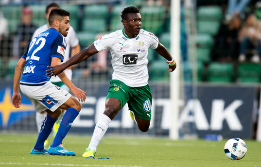 Sundsvalls Stefan Silva och Hammarbys Joseph Aidoo