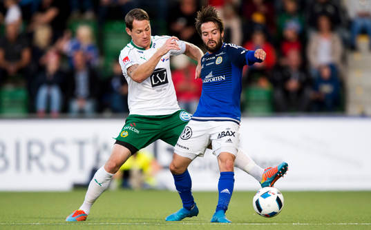 Hammarbys Johan Persson och Sundsvalls Robbin Sellin