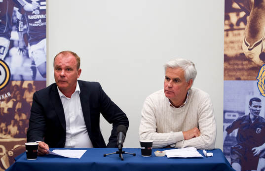 Sundsvalls tränare Roger Franzen och Hammarbys tränare