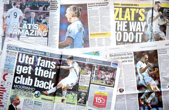 Bläddra bland fler bilder av Fotboll, Premier League, Zlatan Ibrahimovic
