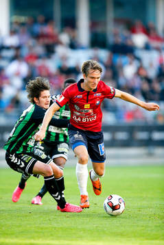 GAIS Robin Book och Örgrytes Jakob Lindström