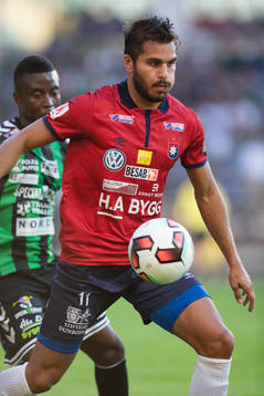 Örgrytes William Atashkadeh före GAIS Kieron Cadogan