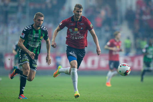 GAIS Dardan Rexhepi jagandes Örgrytes Johan Hammar