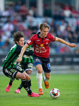 GAIS Robin Book mot Örgrytes Jakob Lindström