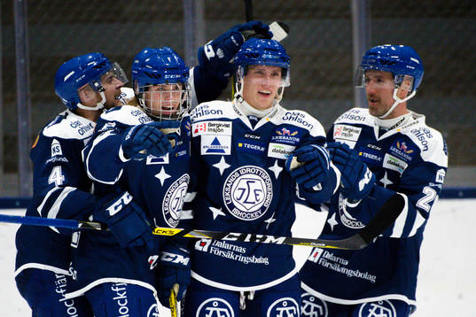 Leksands Matias Lassen jublar