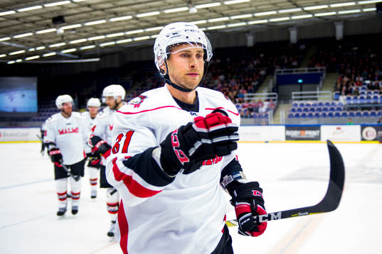 Malmö Redhawks Ilari Filppula jublar