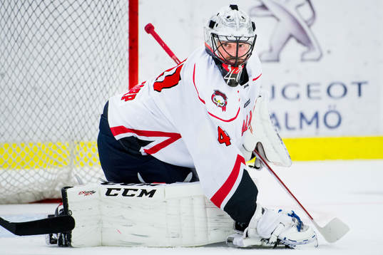 Malmö Redhawks målvakt Cristopher Nihlstorp