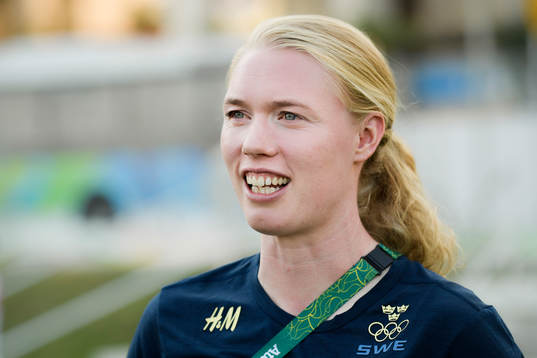 Sveriges målvakt Hedvig Lindahl, spelare i Sveriges