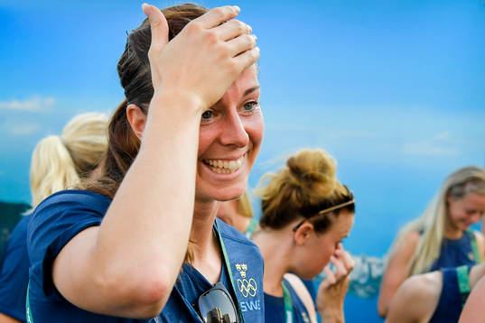 Sveriges Lotta Schelin, spelare i Sveriges