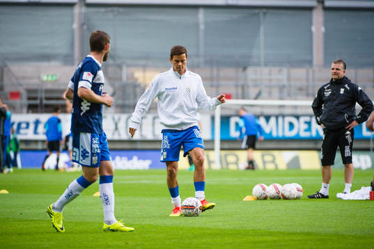 IFK Göteborgs Emil Salomonsson och Mads Albeck