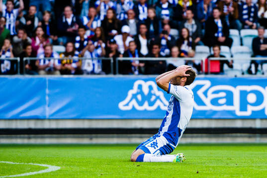 IFK Göteborgs Emil Salomonsson deppar eftyer att ha missat