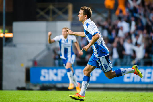 IFK Göteborgs Mads Albeck jublar
