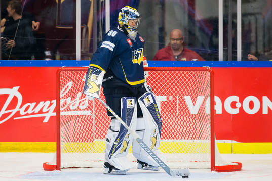 s målvakt Linus Söderström deppar