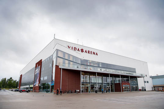 Exteriör vy av Vida Arena