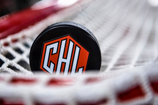 Matchpuck med CHL logga