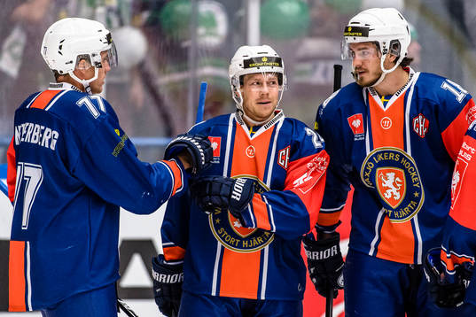 Växjös Pontus Netterberg, Joakim Hillding och Dennis