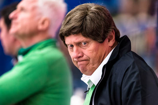 Mlada Boleslavs tränare František Výborný deppar