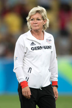Tysklands förbundskapten Silvia Neid i fotbollsfinalen