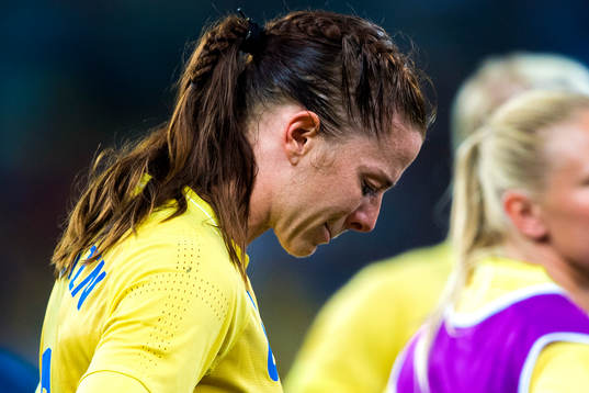 Sveriges Lotta Schelin deppar