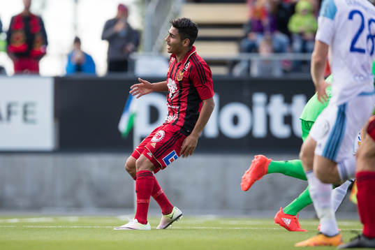 Östersunds Hosam Aiesh deppar
