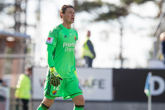 Djurgårdens målvakt Kenneth Høie