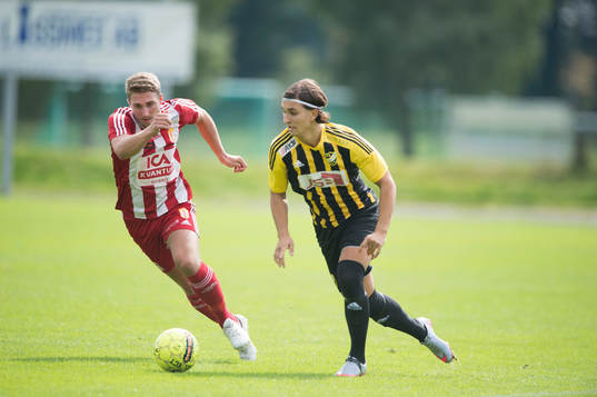 i matchen i division 2 mellan IFK Hässleholm och Nybro i