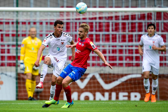 Kalmars Mahmoud Eid och Helsingborgs Johan Mårtensson