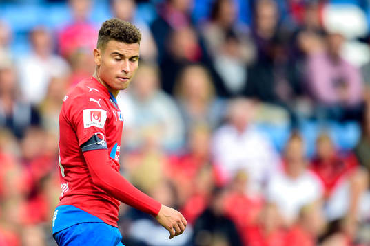 Helsingborgs Jordan Larsson deppar