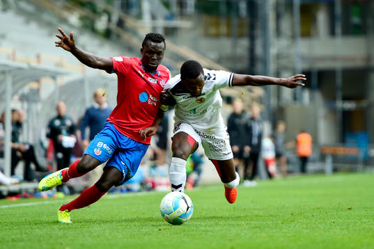 Helsingborgs Lalawélé Atakora och Kalmars Lumala Abdu