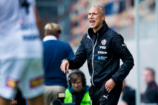Helsingborgs manager Henrik Larsson