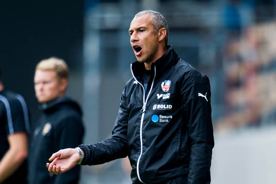 Helsingborgs manager Henrik Larsson