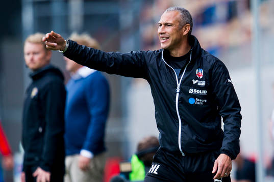 Helsingborgs manager Henrik Larsson