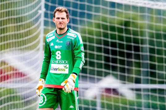 Ängelholms målvakt Carl Lindell