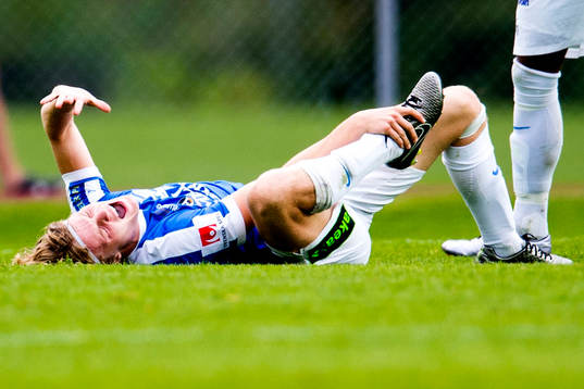 Trelleborgs Freddie Brorsson blir liggandes