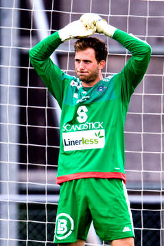 Ängelholms målvakt Carl Lindell