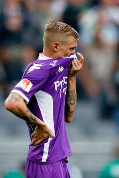 IFK Göteborgs Sebastian Eriksson deppar