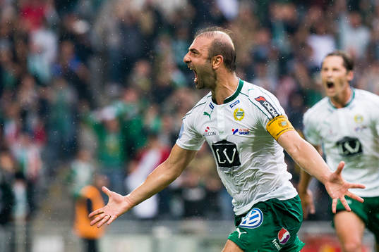 Hammarbys Kennedy Bakircioglu jublar