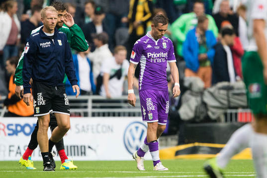 IFK Göteborgs Sören Rieks deppar