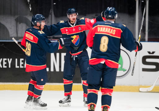Djurgårdens Daniel Brodin (m) jublar