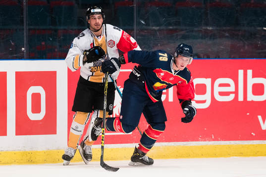 Rouen Dragons Florian Chakiachvili och Djurgårdens Patrik