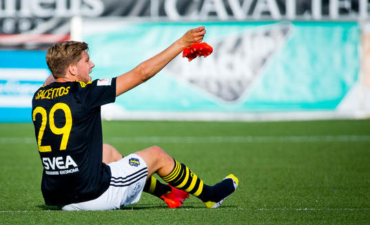s Anton Jönsson Salétros har tappat skon
