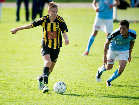 i matchen för pojkar födda 2000 mellan IFK Hässleholm