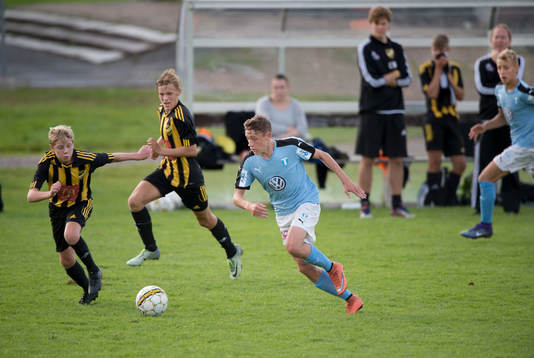 i matchen för pojkar födda 2000 mellan IFK Hässleholm