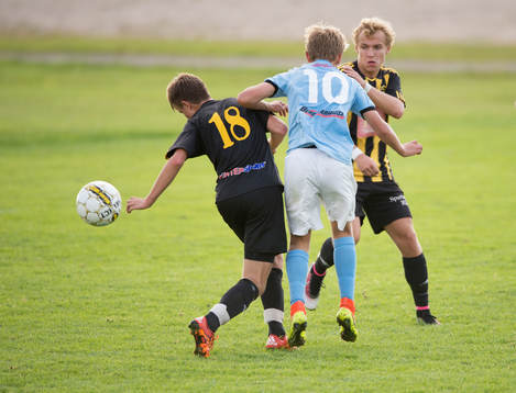 i matchen för pojkar födda 2000 mellan IFK Hässleholm