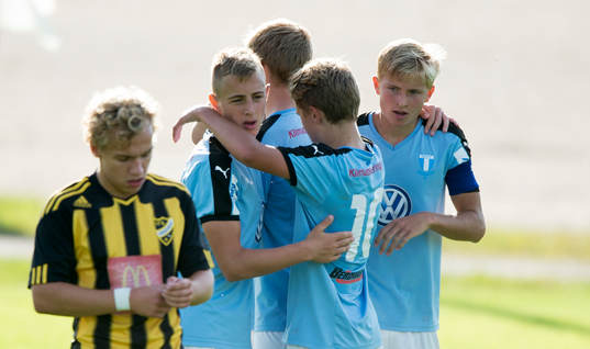 Malmö FF har gjort mål i matchen för pojkar födda 2000