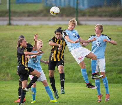 i matchen för pojkar födda 2000 mellan IFK Hässleholm