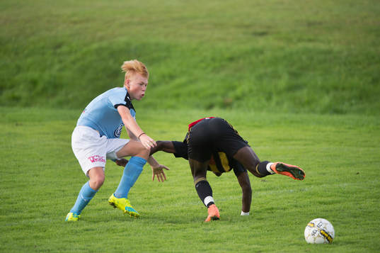 i matchen för pojkar födda 2000 mellan IFK Hässleholm