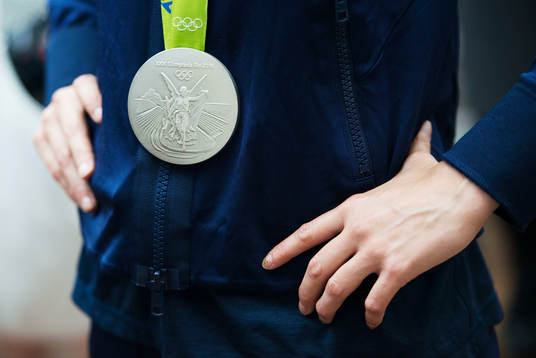 Kosovare Asllanis silvermedalj när de svenska