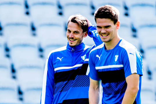Malmö FFs Markus Rosenberg och Vidar Örn Kjartansson